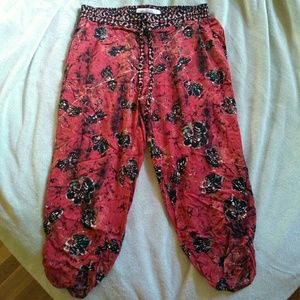American Rag Cropped Capri Boho Pants